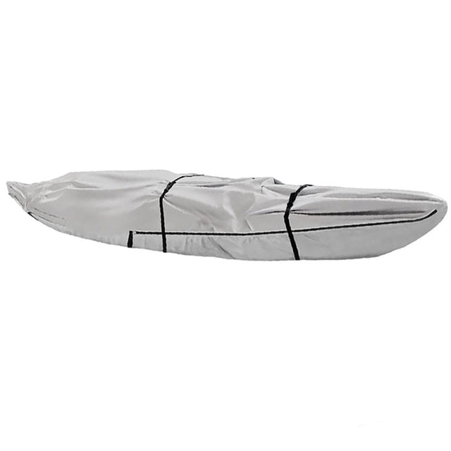 Housse de Bateau pour Kayak Housse de Canot Imperméable Soleil Intérieur Extérieur Rangement 18 Pieds