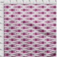 thumbnail image 4 of oneOone Viscose Chiffon Purple Fabric Asian Block Fish Craft Projects Decor Fabric Printed By The Yard 42 Inch Wide, 4 of 4