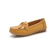thumbnail image 3 of MAWCLOS Ladies Moccasins Comfort Nursing Shoes Slip On Resistant Loafers Bow Work Boat Shoe Yellow 10, 3 of 9