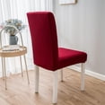 thumbnail image 4 of Meitianfacai Solid Color Brushed High Elastic Chair Cover Soft And Comfortable Chair Seat Cover -proof And Dirt- Chair Slipcover Suitable For Dining Chair, 4 of 4