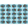 thumbnail image 1 of Ahgly Company Machine Washable Indoor Rectangle Transitional Marble Blue Area Rugs, 5' x 7', 1 of 7