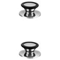 thumbnail image 4 of kurtrusly Stainless Steel Anti-scald Pot Cover Knob Replacement Household Kitchen Pan Lid Handle Upgrade Modified Accessories Black Small 2Set, 4 of 6