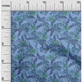 thumbnail image 2 of oneOone Cotton Flex Blue Fabric Tropical Craft Projects Decor Fabric Printed By The Yard 40 Inch Wide, 2 of 5
