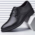 thumbnail image 4 of RKSTN Chaussures Habillées pour Hommes Mode Décontractée à Bout Pointu Chaussures en Cuir Confortables Chaussures Décontractées Chaussures en Cuir pour Hommes, 4 of 7