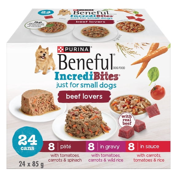 Beneful Incredibites Beef Lovers VP, Wet Dog Food 85 g