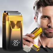 Feltree Men's 3-Speed LED Electric Shaver - 2-in-1 Bald Head Shaver and Hair Clipper with Digital Display