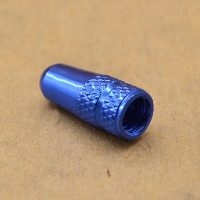 5pcs Bike Bicycle Air Valve Cap for Presta Valve Wheel Rim Tyre Stem Dust Cover Blue