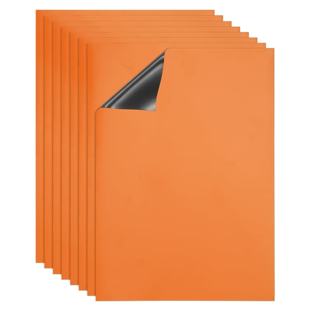 Uxcell Dry Erase Board A4 8 Pack Fridge Calendar Board Magnets Orange