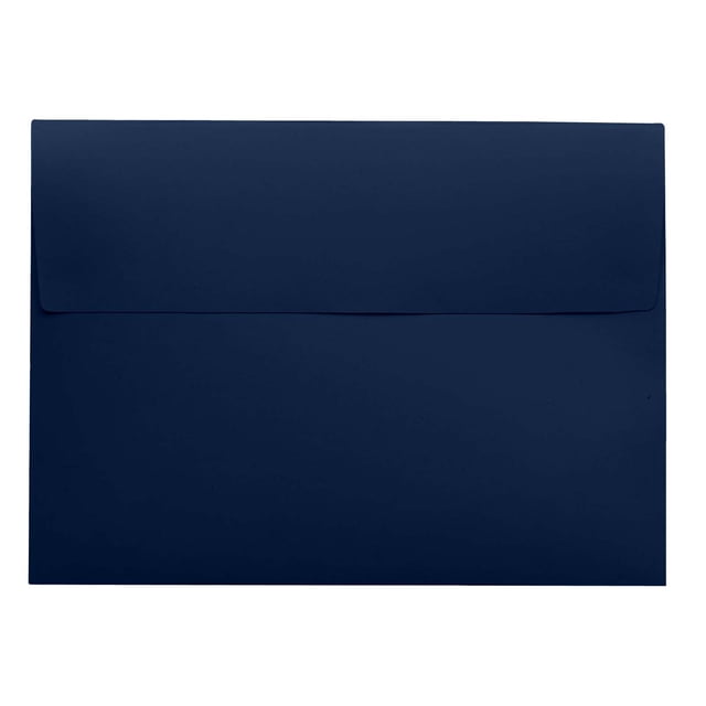 Darling Souvenir A7 Straight-Flap Invitation Envelopes, 5.25 x 7.25 Inches, Navy-Blue, 25 Count