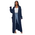 thumbnail image 2 of Chandail à Manches Longues pour Femmes, chandail-Over, Automne Hiver, Cardigan Décontracté en Tricot, 2 of 4