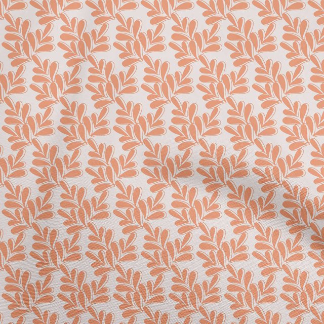 oneOone Velvet Dark Peach Fabric Asian Block Craft Projects Decor Fabric Printed By The Yard 58 Inch Wide