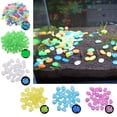 thumbnail image 3 of AMERTEER 100PCS Solar Glow Rocks Luminous Cobblestones Glow in the Dark Luminous Pebbles Solar Powered Glowing Stones, 3 of 10
