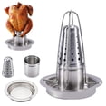 thumbnail image 1 of Rôtissoire pour Poulet en Canette avec Contenant Aromatisant, Rôtissoire en Acier Inoxydable pour Volaille pour Gril et Four, Support d'Infusion d'Arômes pour Bière et Épices, 1 of 7