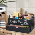thumbnail image 2 of veasfak Coffee Station Organizer Rustic Coffee Accessories Organizer for Cafe Office A, 2 of 9