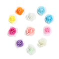 thumbnail image 4 of GUOOL Lot de 100 Roses Artificielles Bricolage Mariage Bouquets de la Saint-Valentin Serre-Tête Coloré, 4 of 5