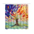 thumbnail image 1 of Agiferg Printed Shower Curtain Polyester Waterproof And Mildew-proof Bathroom Waterproof And Mildew-proof Partition Curtain 150X180CM, 1 of 1