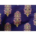 thumbnail image 4 of oneOone Cotton Cambric Fabric Leaves & Floral Block Printed Fabric 1 Yard 56 Inch Wide, 4 of 4