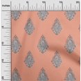 thumbnail image 1 of oneOone Cotton Poplin Fabric Leaves|Floral & Paisley Block Print Fabric BTY 56 Inch Wide, 1 of 4