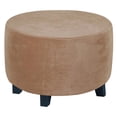 thumbnail image 1 of POINTERTECK Ottoman Footrest Covers for Diameter 48-55 Black, 1 of 7