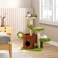 thumbnail image 4 of Gymax 36'' Cat Tree Tower w/Perch Condo Platforms Petal Scratching Board for Indoors, 4 of 10