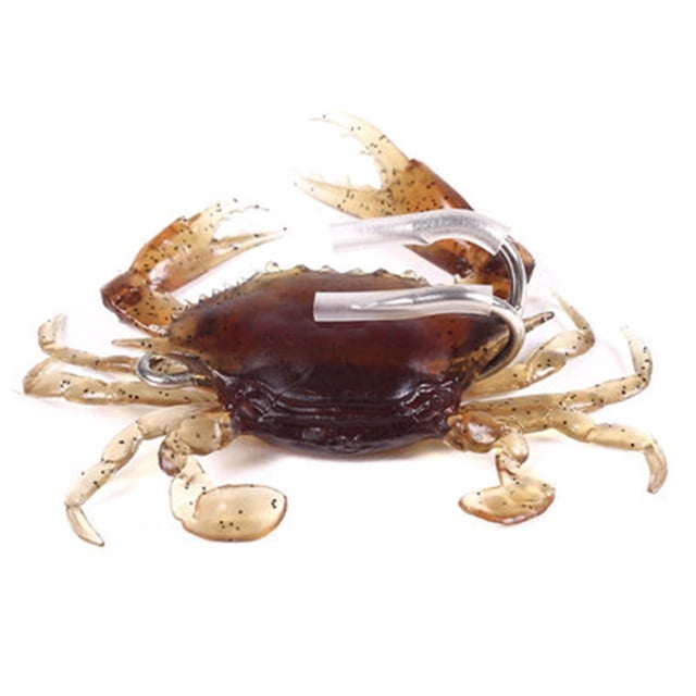 8/10cm Fishing Lures Artificial 3D Simulation Crab Lure with Double Hooks