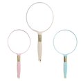 thumbnail image 3 of Tachiuwa Plastic Handheld Mirror for Travel Pink, 3 of 9
