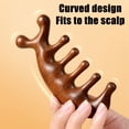 thumbnail image 4 of TIMIFIS Wooden Comb, Wooden Hairdressing Comb Wide Tooth Hair Comb Massage Comb Curling Comb Hairdressing Comb Wide Tooth Comb Seventooth Massage Comb Home Decor, 4 of 6