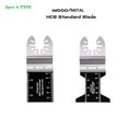 thumbnail image 3 of 2pcs Universal Oscillating High Carbon Steel Tool Multitool Saw Metal Sheet Power Tool Accessory Dual Metal, 3 of 7