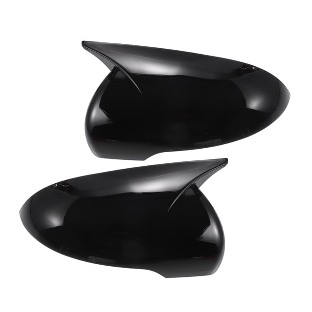 Unique Bargains Pair Car Rear View Driver Passenger Side Mirror Cover Cap Overlay Gloss Black for Kia Sorento 2016-2019