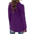 thumbnail image 3 of Hauts à Manches Longues pour Femmes Mode Cardigan Ample à Manches Longues Manteau Blouse Cardigan Hauts à Manches Longues pour Femmes Blouses à Manches Longues pour Femmes Hauts à Manches Longues, 3 of 6