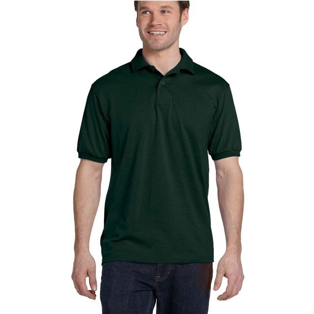 Hanes Chemise en Jersey de Polo Éco-Intelligente Adult Comfortblend, Style 054X