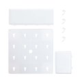 thumbnail image 1 of Wall Mounted Shelf Holder, Multiple Uses Durable Strong Bearing Capacity Functional Bedside Wall Shelf  for Bathroom for Kitchen White, 1 of 8