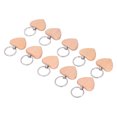 thumbnail image 4 of Wooden Key Chain, Stylish Simple Heart Shaped Wood Keychain Blanks Engrave Easily Light Weight DIY Gift  For DIY For Gift, 4 of 8