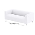 thumbnail image 3 of The Klippan Loveseat Cover Replacement is Custom Made for IKEA Klippan Loveseat Slipcover, A Sofa Cover Replacement (Polyester White), 3 of 4