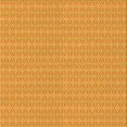 thumbnail image 1 of Ahgly Company Tapis d'Intérieur Lavables en Machine, Carré Transitionnel Néon Orange, Carré de 8', 1 of 7