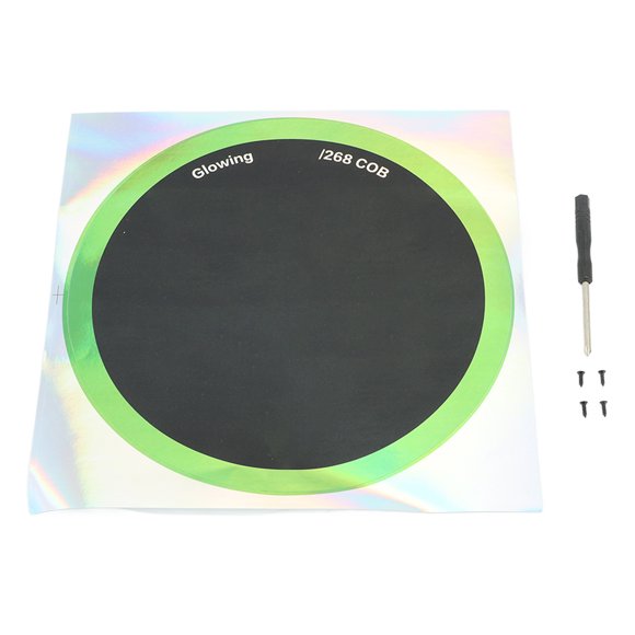 MAYUJIAA LED Flying Disc Ring Night Sports Flying Disk Set for Outdoor Camping Beach Backyard Lawn Green HW313-4664