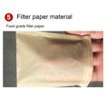 thumbnail image 4 of 300 Pieces Teabags Drawstring Filter Bags Strainer Infuser Pouch Penetration Seal Tea Bag Powder Spices Teaware 8*10 CM, 4 of 9