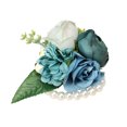 thumbnail image 2 of TopLLC Bangle Wrist Flower Stretchable Wedding Prom Party Hand Flower Bracelet A, 2 of 2