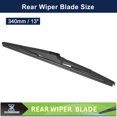 thumbnail image 2 of Unique Bargains 2pcs Rear Windshield Wiper Blade for Hyundai Grand Santa Fe 2013-2017 for Hyundai Santa Fe DM 2013-2017, 2 of 6