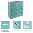 thumbnail image 3 of Sorbus 9 Drawers Chest Dresser - Aqua, 3 of 8