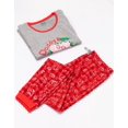 thumbnail image 4 of Peppa Pig Mens Red Daddy Pig Long Sleeve Long Leg Pyjama Set (X-Large) [dis], 4 of 6