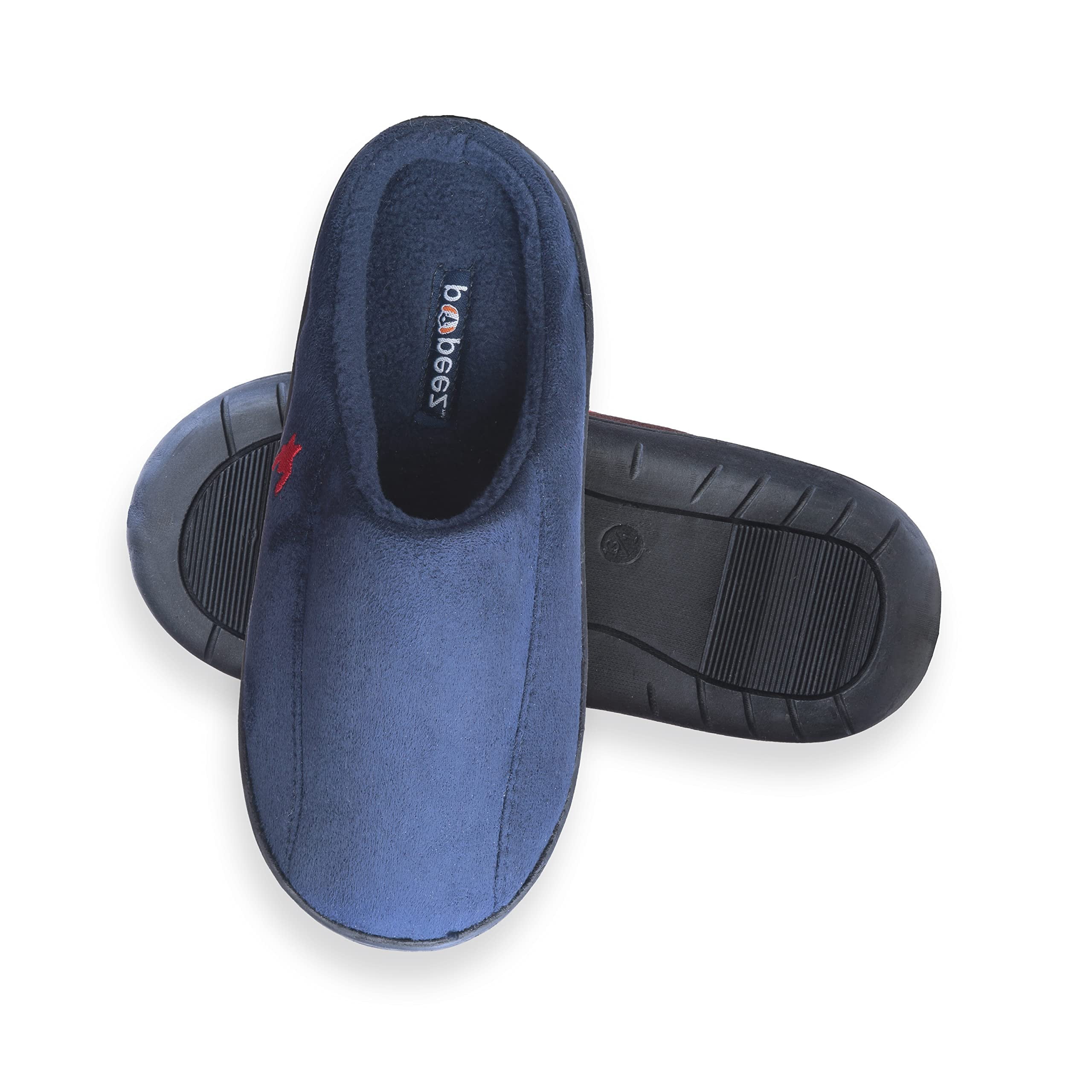 Popeez Pantoufles Garçon 4-5 m US Petit Enfant, Marine