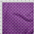 thumbnail image 3 of oneOone Viscose Chiffon Fabric Dot & Bicycle Block Printed Fabric 1 Yard 42 Inch Wide, 3 of 4
