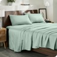thumbnail image 1 of Bare Home Ensemble de Draps 100 % Coton Biologique - Tissage Satin, 1 of 7