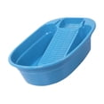 thumbnail image 3 of jifeng Hand Wash Basin Laundry Wash Tub with Washboard Non Slip Washing Clothes Laundry blue, 3 of 9
