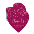 thumbnail image 1 of Inkdotpot Rose Gold Foil Paper Hang Tags Thanks For Celebrating With Me Birthday Favor Tags 100 Pieces, 1 of 6