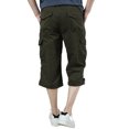 thumbnail image 3 of cllios Cargo Pantalon pour Hommes Coupe Décontractée Pantalon à Multiples Poches Pantalon de Travail Pantalon de Travail Ample Pantalon Cargo de Camping, 3 of 6