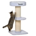 thumbnail image 1 of PawHut Cat Tree w/ Sisal Mat Scratching Post Cat Bed Cushion, 1 of 10