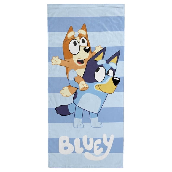 Bluey Kids Beach Towel, 100% Cotton