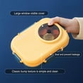 thumbnail image 3 of Rewenti 1100ml Stainless Steel Bento Lunch Box for Kids and Adults Stackable Containers with 3 Compartments, 3 of 9